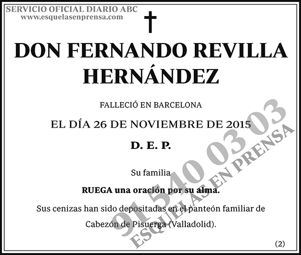 Fernando Revilla Hernández